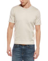 Eleventy - Short Sleeves Round Neck Sweater - Lyst