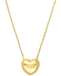 HAWLEY ST - 14K Heart Necklace - Lyst