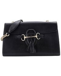 Gucci - Leather Emily Chain Flap Bag Medium (Authentic Pre-Loved) - Lyst