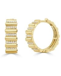 Sabrina Designs - 14K 0.27 Ct. Tw. Diamond Hoop Earrings - Lyst
