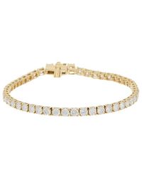 Diana M. Jewels - 14K 7.00 Ct. Tw. Lab-Grown Diamond Tennis Bracelet - Lyst