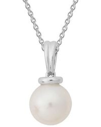 Pearls - 14k Freshwater Cultured Pearl 8mm Necklace - Lyst