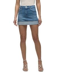 Hudson Jeans - Cuff Mini Skirt - Lyst