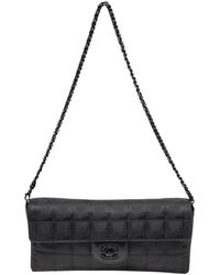 Chanel - Limited Edition Nylon Canvas Travel Ligne East West Single Flap Bag (Authentic Pre-Owned) - Lyst