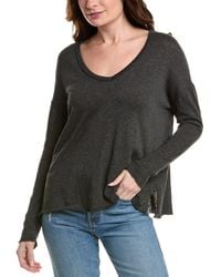Project Social T - Mae Textured V-Neck Top - Lyst