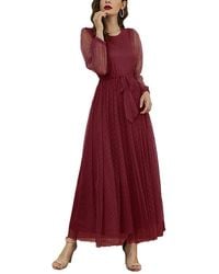 COLON DIANA - Solid Maxi Dress - Lyst