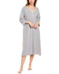 Blue Donna Karan Maxi Sleepshirt in Navy Womens Clothing Nightwear and sleepwear Nightgowns and sleepshirts 