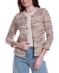 NIC+ZOE - Tonal Mix Knit Jacket - Lyst