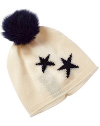 Sofiacashmere - Star Cashmere-blend Hat - Lyst