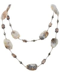 Margo Morrison - Dendrite Opal, Pyrite, Smoky Quartz Necklace - Lyst