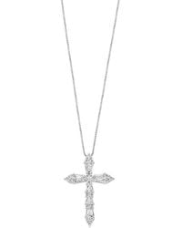 Effy Fine Jewelry - 14K 0.47 Ct. Tw. Diamond Necklace - Lyst