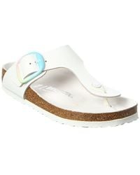 Birkenstock - Gizeh Big Buckle Leather Sandal - Lyst