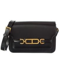 Tom Ford - Logo Small Leather Shoulder Bag - Lyst