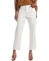 Eileen Fisher - Hi Waisted Straight Ankle Jean - Lyst