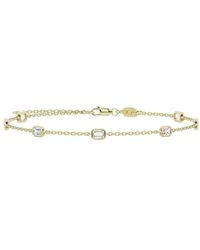 Lab Grown Diamonds - 14K 1.00 Ct. Tw. Lab-Grown Diamond Station Bracelet - Lyst