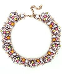 Eye Candy LA - The Luxe Collection Crystal Ivy Statement Necklace - Lyst