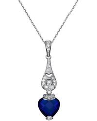 Genevive Jewelry - Silver Pendant Necklace - Lyst