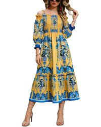 Kayla Paris - Midi Dress - Lyst