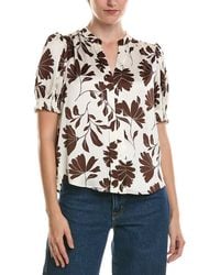 Anne Klein - Petite Y Front Blouse - Lyst