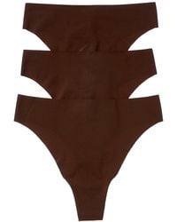 Cosabella - 3Pk Free Cut Micro High-Waist Thong - Lyst