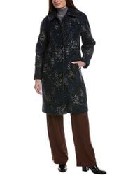 Ellen Tracy - Balmacaan Coat - Lyst