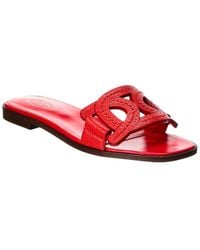 Tod's - Tods Leather Sandal - Lyst