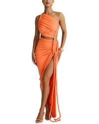 LEBRIN ATELIER - Solid Maxi Dress - Lyst