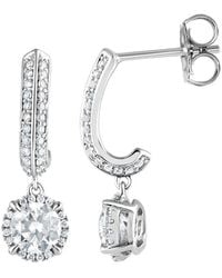 Lab Grown Diamonds - 14K 1.50 Ct. Tw. Lab-Grown Diamond Drop Earring - Lyst