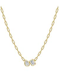 Lab Grown Diamonds - 14K 1.70 Ct. Tw. Lab-Grown Diamond Necklace - Lyst