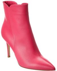 Gianvito Rossi - Levy 85 Leather Bootie - Lyst