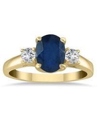 Gem Spark - 14K 1.58 Ct. Tw. Diamond & Sapphire Ring - Lyst