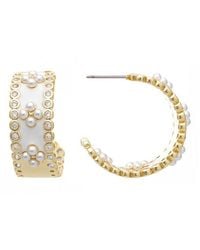Rivka Friedman - 18K Plated Cz Earrings - Lyst