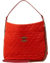 Chanel - Quilted Caviar Leather Shopper Hobo (Authentic Pre-Owned) - Lyst