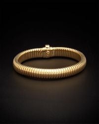 Italian Gold - 14K Tubogas Bracelet - Lyst