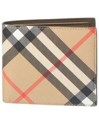 Burberry - Vintage Check E-Canvas Bifold Wallet - Lyst
