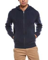 Vince - Modern Full Zip Wool-Blend Hoodie - Lyst
