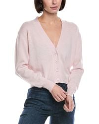 Brodie Cashmere - Boxy Little Wool & Cashmere-Blend Cardigan - Lyst