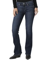 PAIGE - Manhattan Bootcut Shipwreck Jean - Lyst