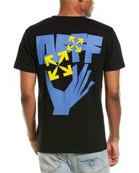 off white arrow hands tee