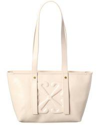 Off-White c/o Virgil Abloh - East West Small Leather Tote - Lyst