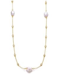Rachel Glauber - 14K Over 14.5-15Mm Pearl Necklace - Lyst