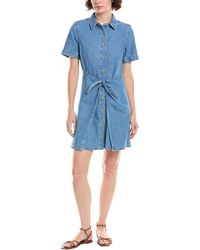 Madewell - Denim Mini Shirtdress - Lyst
