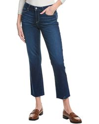 PAIGE - Amber Profound Raw Hem Jean - Lyst