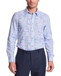 Paisley & Gray - Parker Linen-Blend Shirt - Lyst