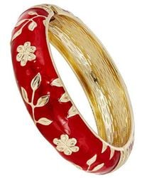 Savvy Cie - 18K Plated Bangle Bracelet - Lyst