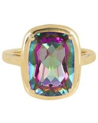 TIRAMISU - 14K Plated 5.80 Ct. Tw. Mystic Quartz Ring - Lyst