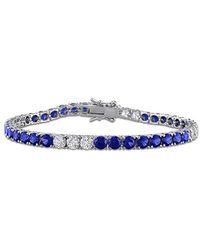 Rina Limor - 13.44 Ct. Tw. Lab-Grown Sapphire Tennis Bracelet - Lyst