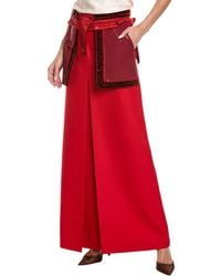 Valentino - Wool & Silk-blend Maxi Skirt - Lyst
