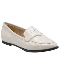Adrienne Vittadini - Denny Leather Loafer - Lyst