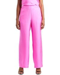 Natori - Silk Twill Straight Leg Pant - Lyst